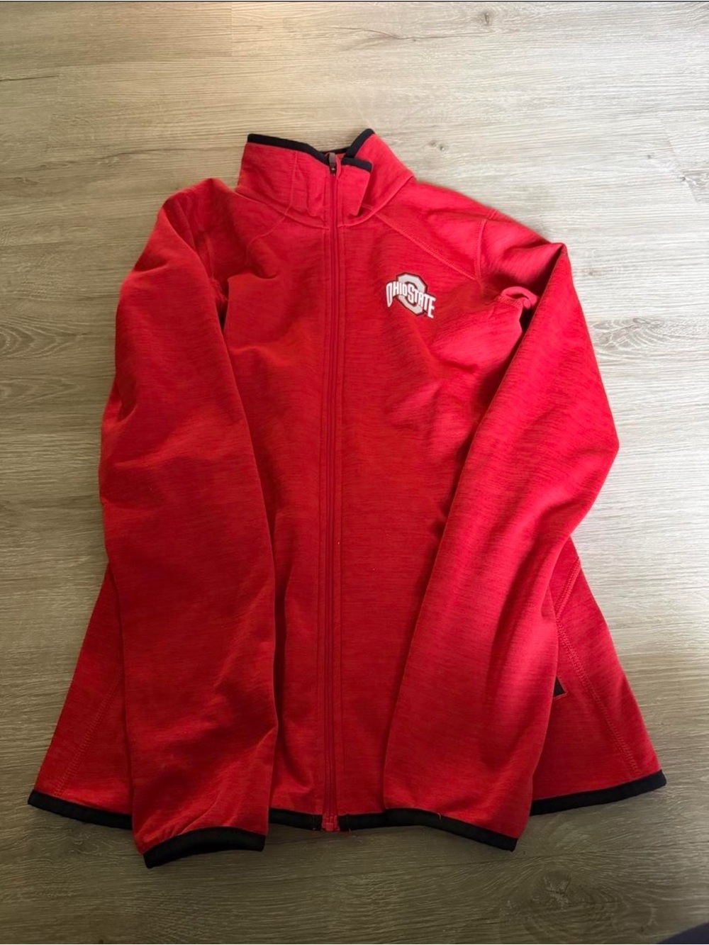Ohio State Women's Red Full-Zip Jacket